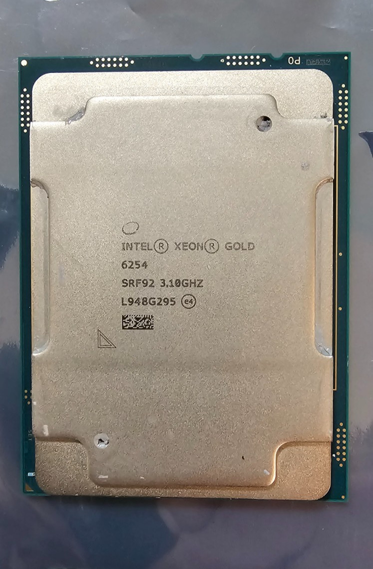 Intel Xeon Gold 6254 3.10GHz 18 Core (SRF92) Processor