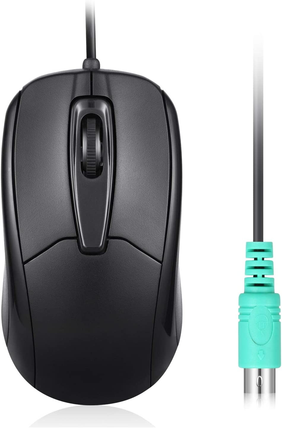 Perimice-209 P, Wired PS2 Mouse with 1000 DPI Resolution, Black, (10442)