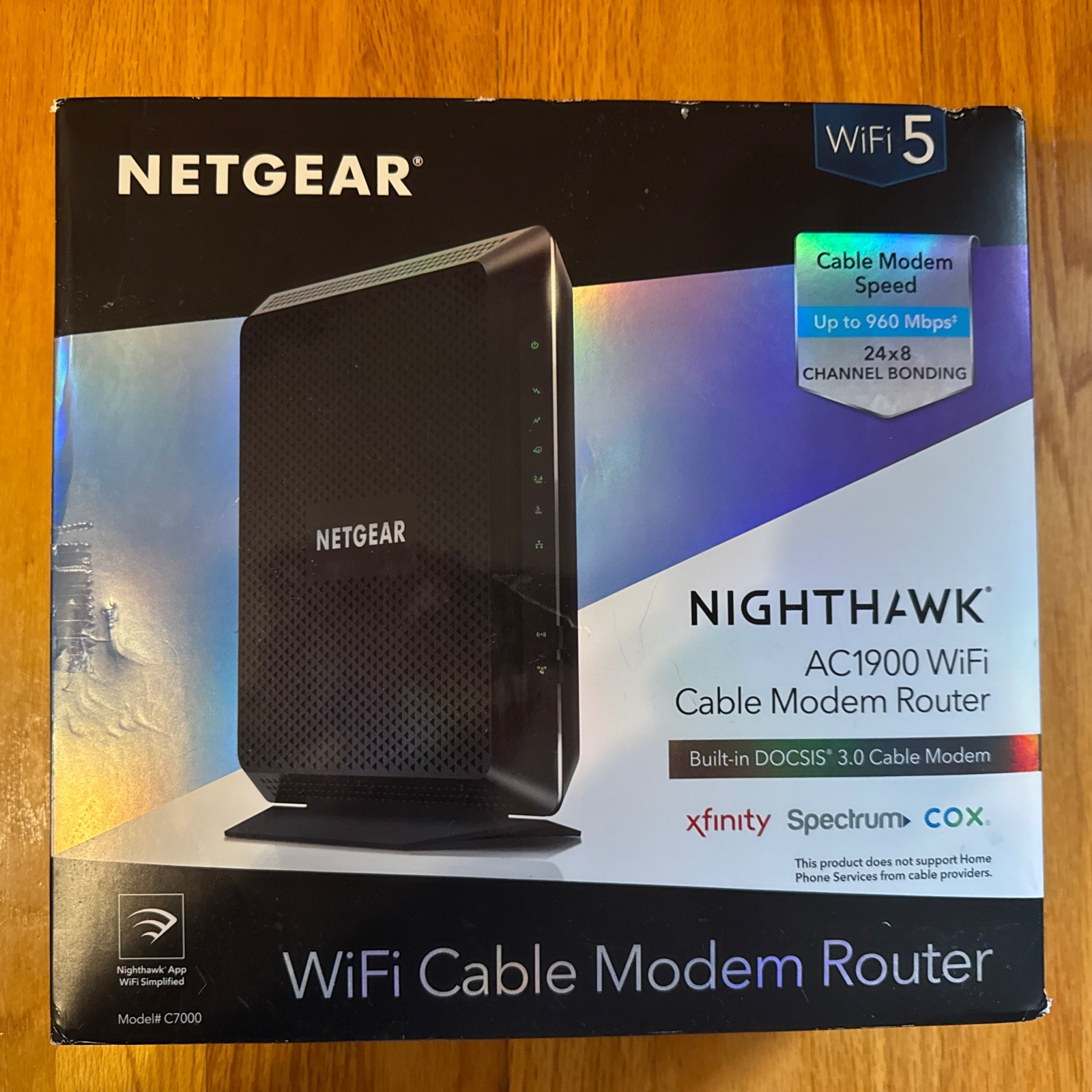 NETGEAR Nighthawk AC1900 4 Wireless-Wi-Fi 802.11ac Router - C7000-100NAS