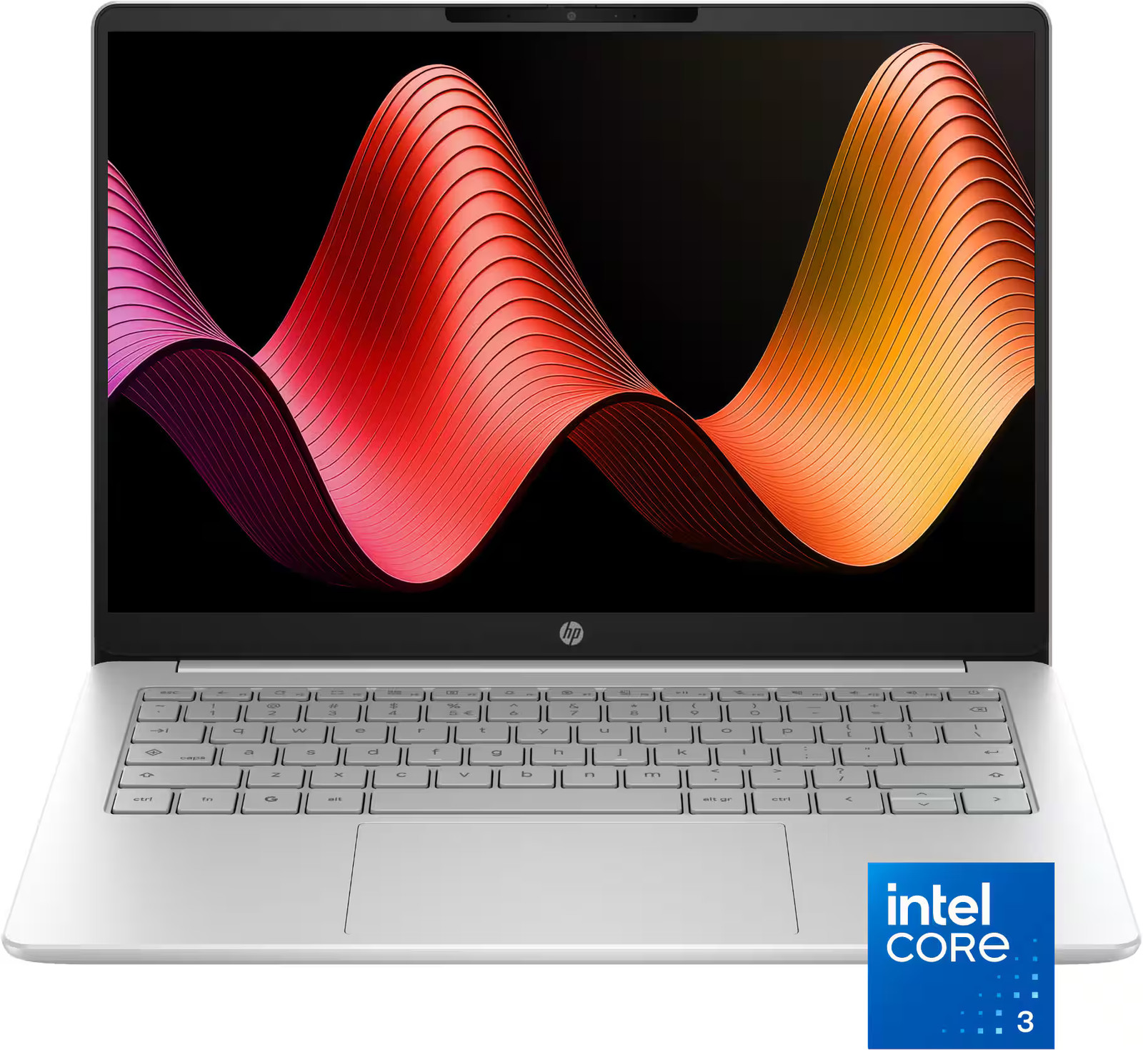 HP - 14" 2K Touchscreen Chromebook Plus - Intel Core 3 N355 - 8GB Memory - 12...
