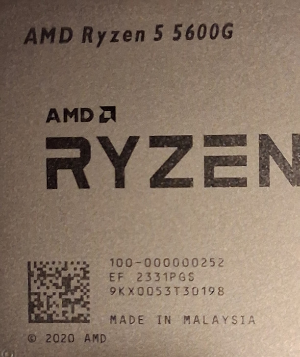 AMD RYZEN 5 5600G CPU