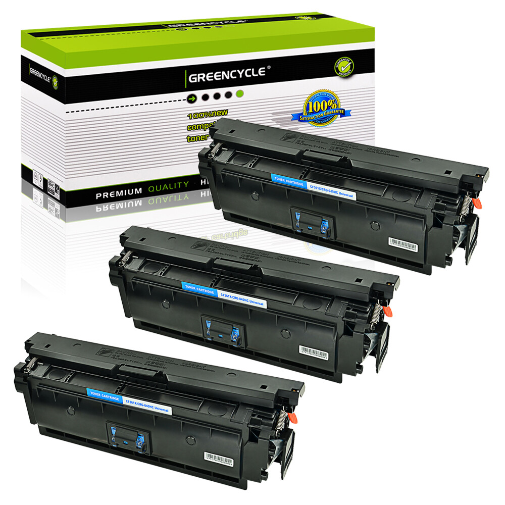 3PK CRG-040H Cyan High Yield Toner For Canon Color image CLASS LBP712DN Printer