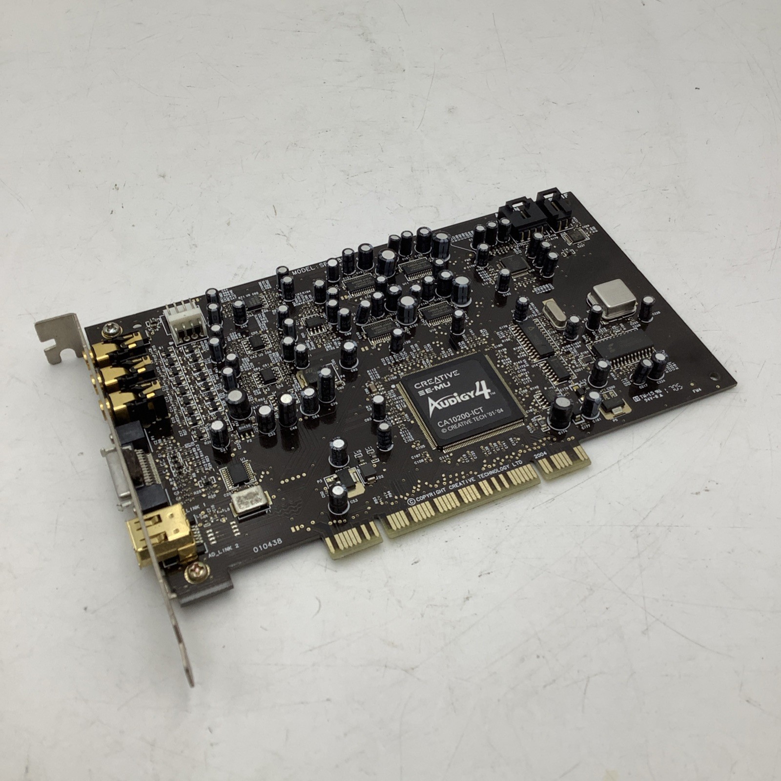 Creative Labs SB0380 Audigy 4 Sound Blaster PCI Sound Card Tested Working