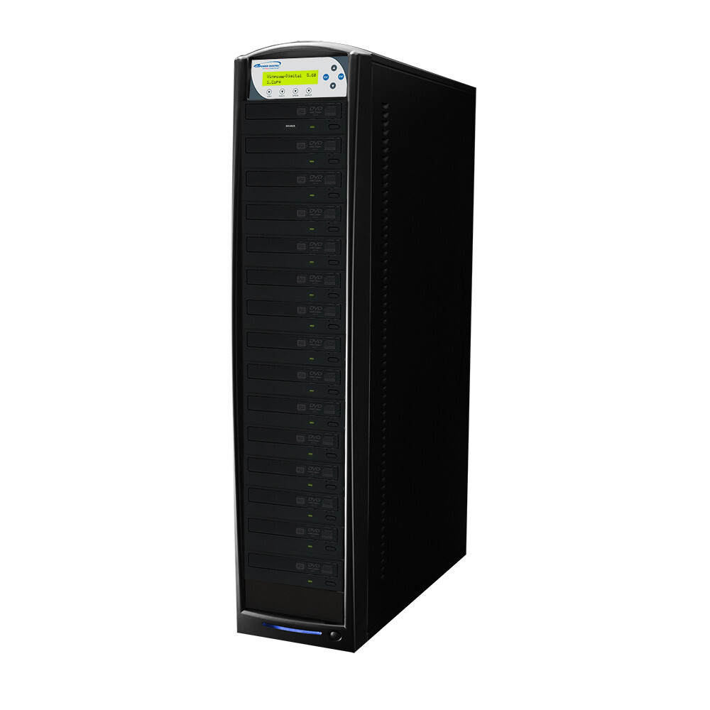 SharkCopier 14 Target 24X CD DVD Duplicator Copier Tower with 2 TB HDD + USB 3.0