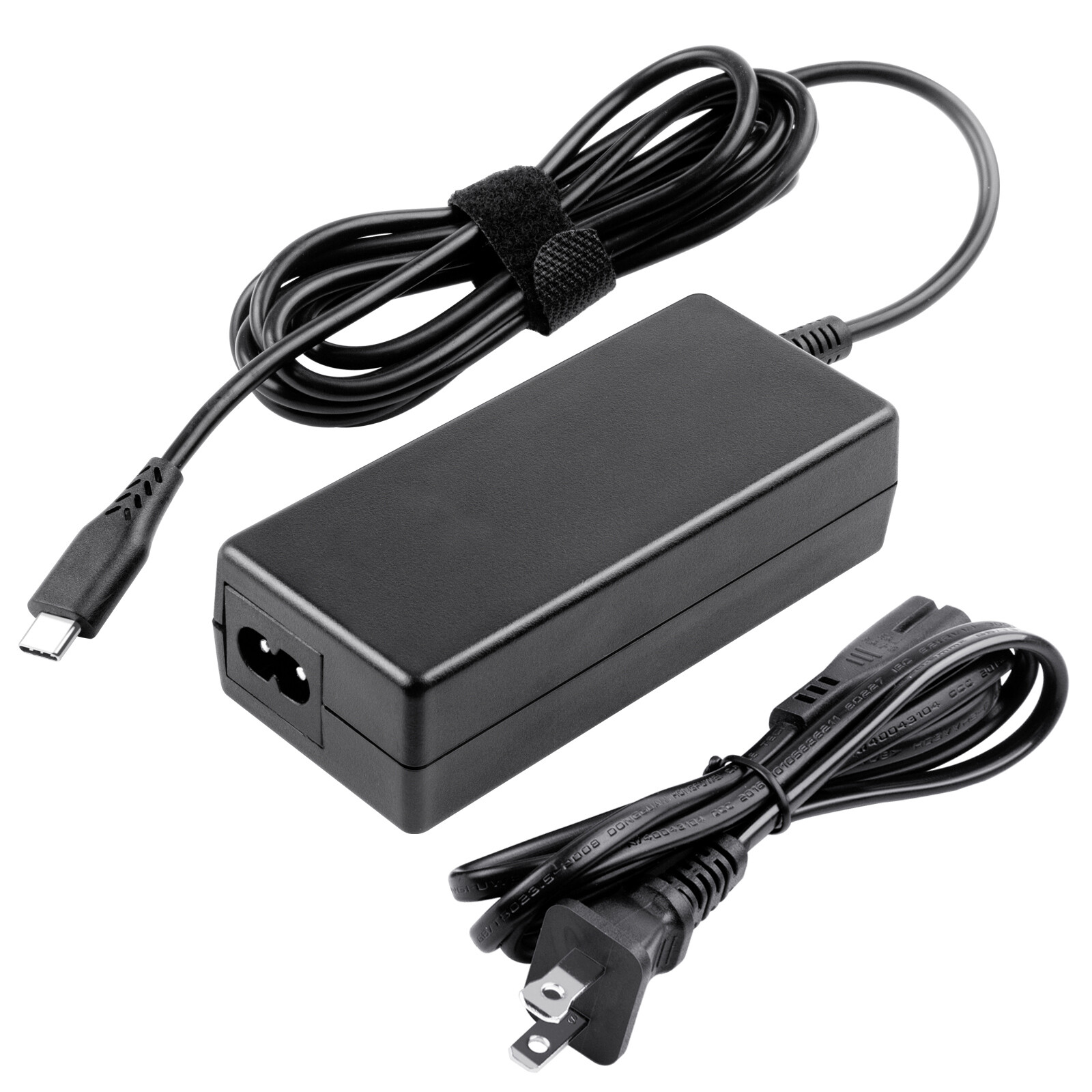 65W USB-C Type-C Cable For HP/Lenovo/Acer/Asus Adapter Chromebook Laptop Charger
