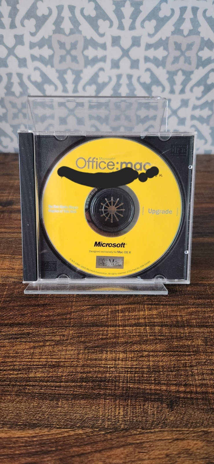 Vintage: Macintosh Microsoft Office - Mac OS X - 2001 - Install CD ONLY