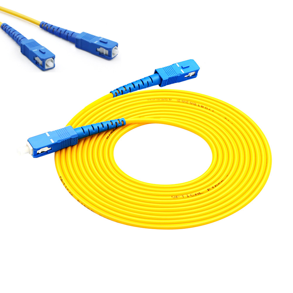 50PCS 3M SC-SC Simplex 9/125 SingleMode SM Fiber Optic Cable Patch Cord Jumper 
