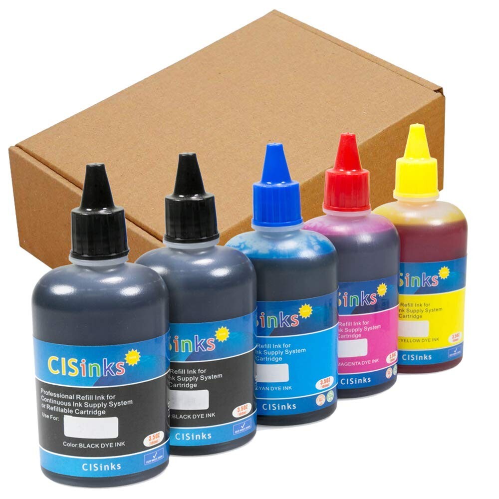 5 Pack Bulk Refill INK Compatible for Canon PIXMA MP560 MP620 MP638 MX860 CISS