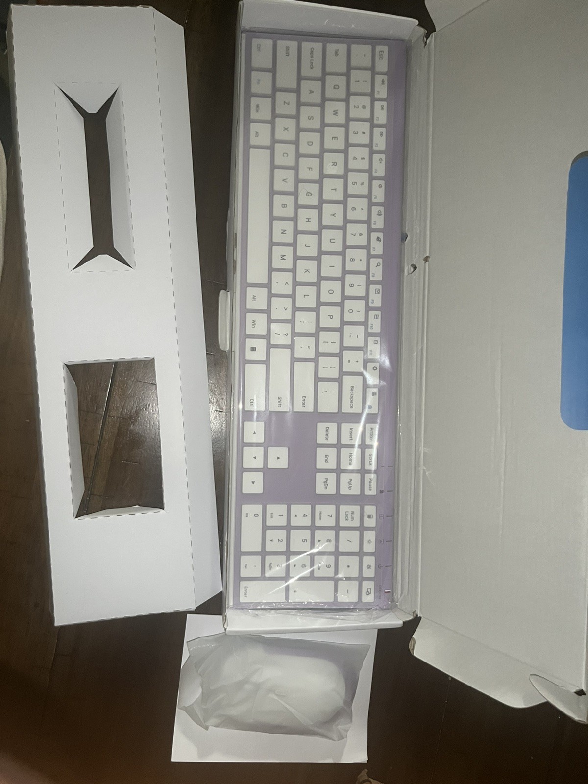 Vssoplor VK53 2.4G Wireless Keyboard & Mouse Combo Full Size USB Receiver New