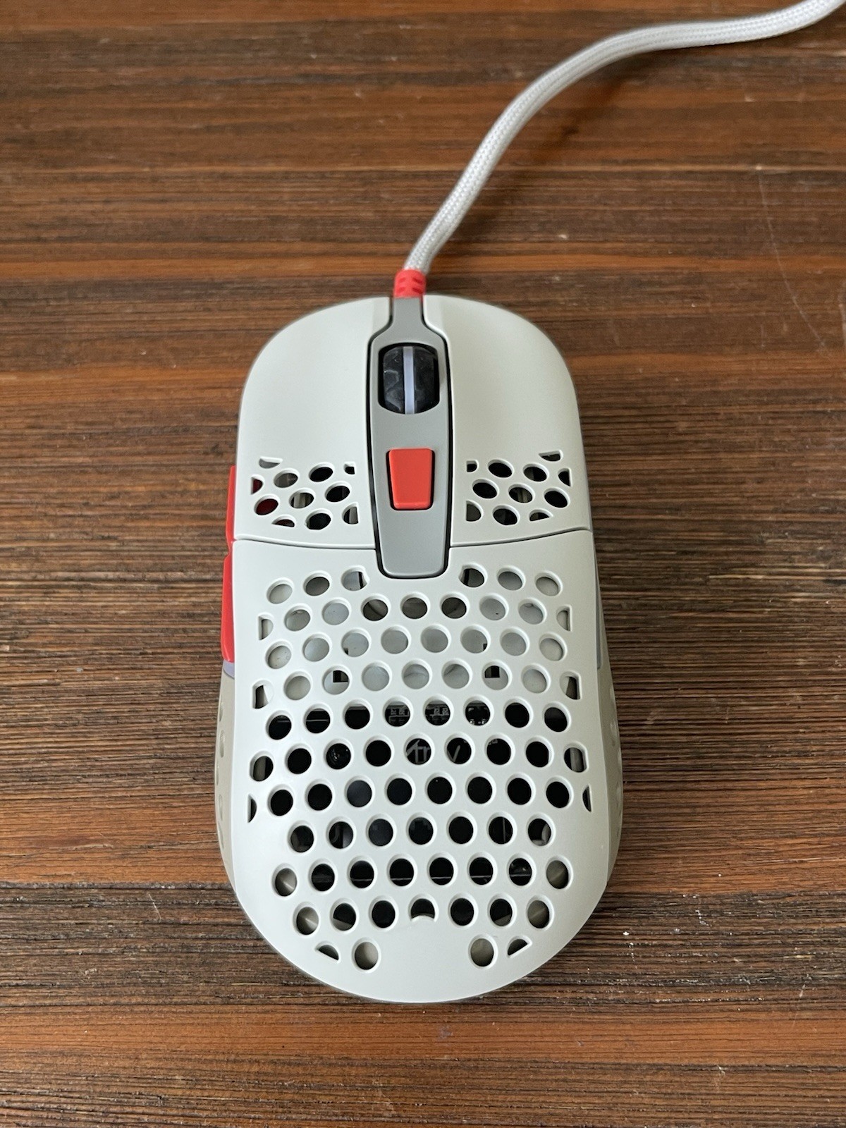 CHERRY XTRFY M42 RGB Retro Wired Gaming Mouse, White - M42-RGB-RETRO