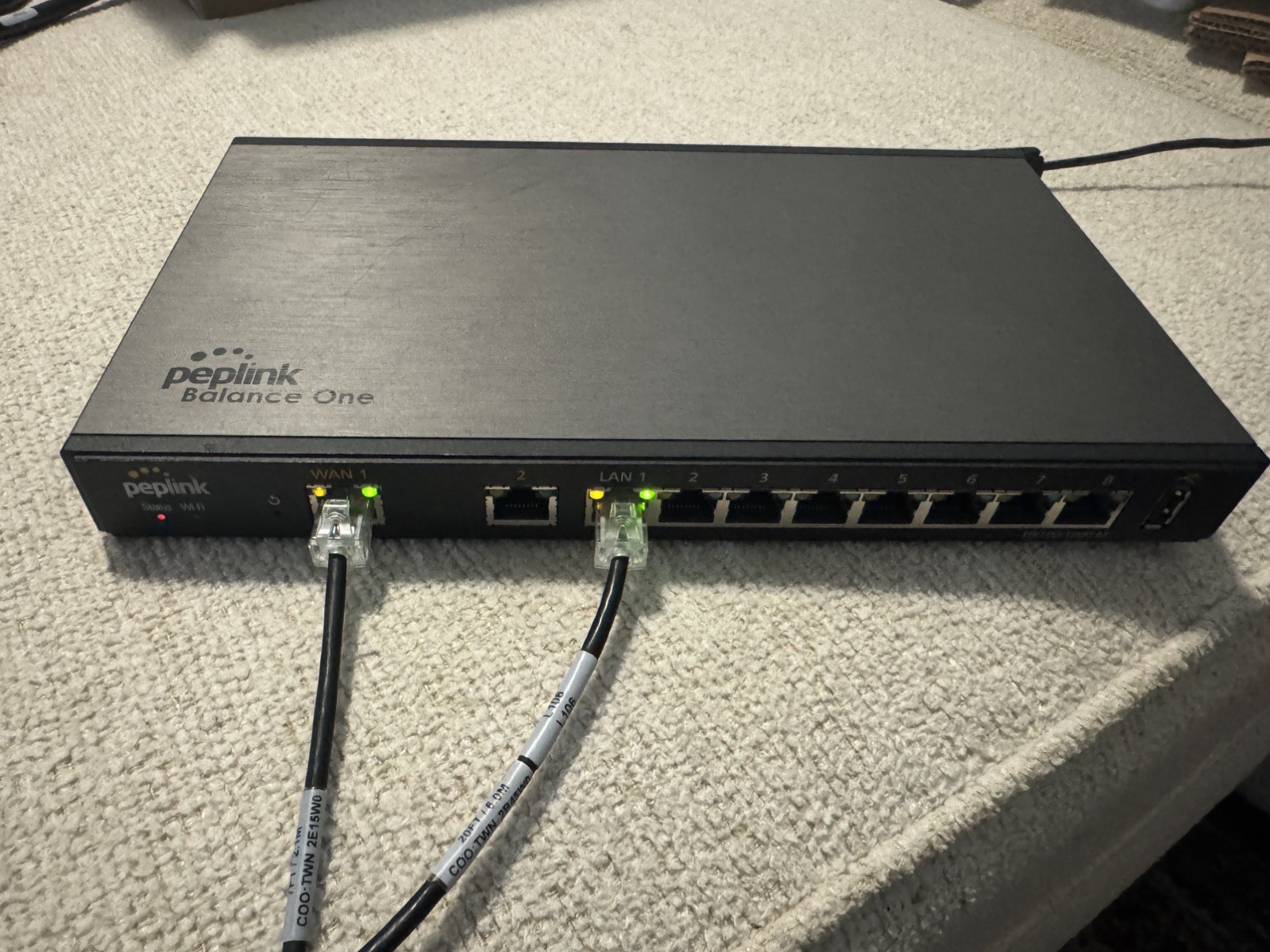 Peplink BPL-ONE Balance One Dual-WAN Router with Dual Band WIFI and 8 Port LAN 