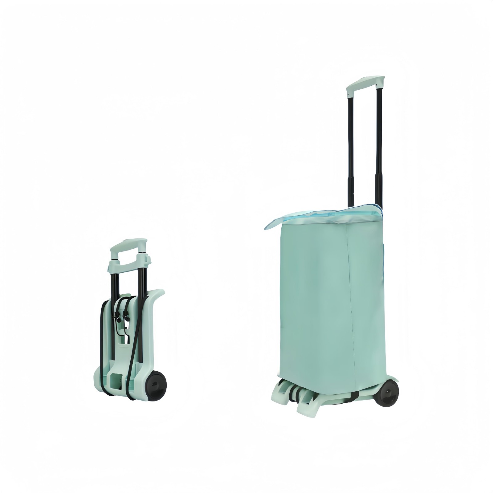 100LBS Foldable Utility Cart With Wheels Portable Moving Dolly Hand Truck