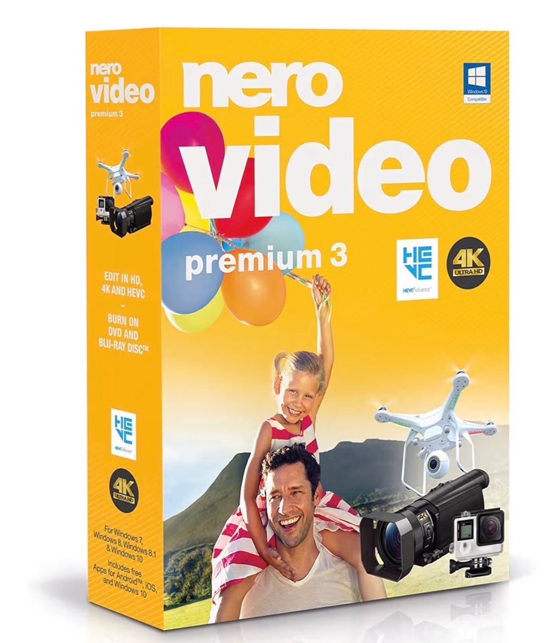Nero Video Premium 3 | Video Editing Software for 4K, HD, and HEVC | Video Edito