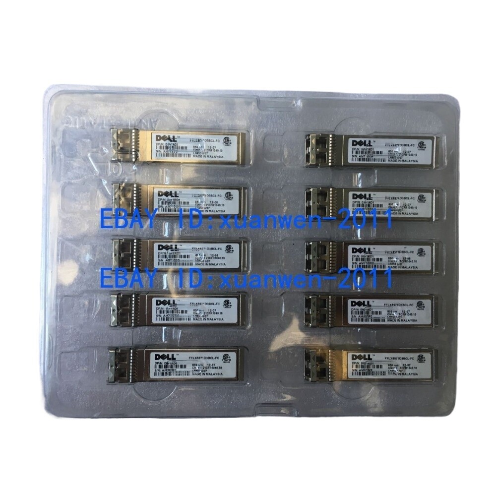 10PCS Dell WTRD1 10G SFP+ SR 850NM SFP Transciever Module FTLX8571D3BCL-FC