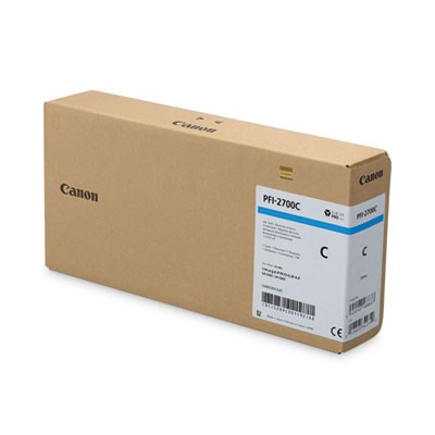 Canon PFI-2700C Original Inkjet Ink Cartridge - Cyan Pack (cnm5289c001aa)