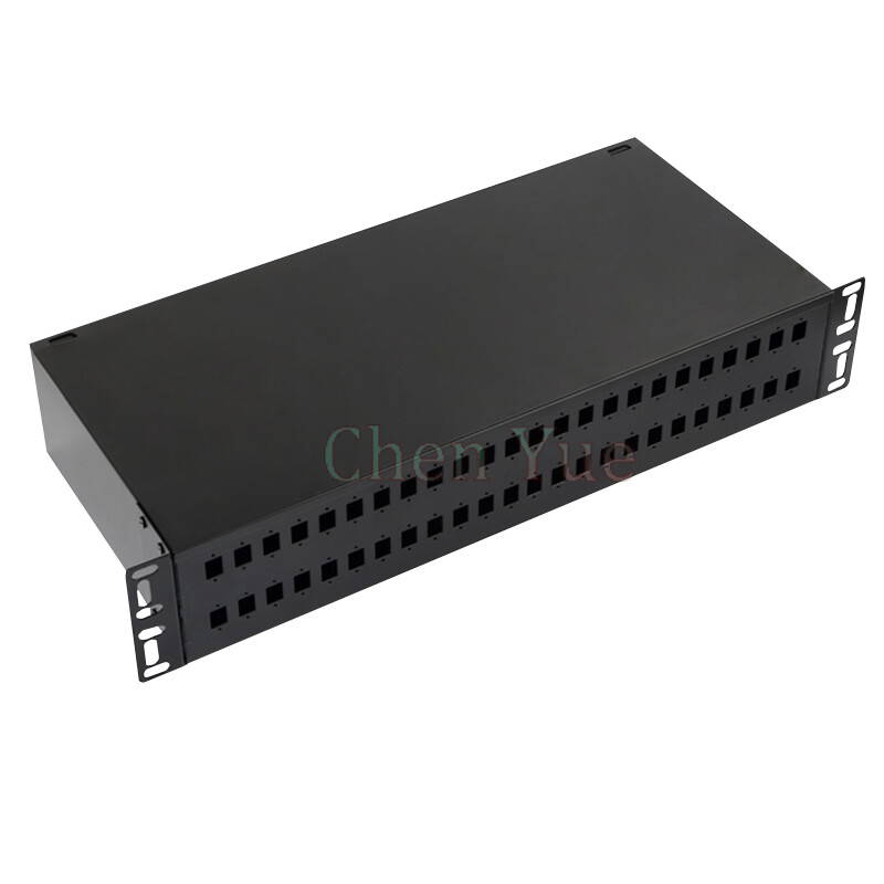 48 Port Rack Mount Fiber Termination Box Patch Panel ODF 48 Cores SC 96 Cores LC