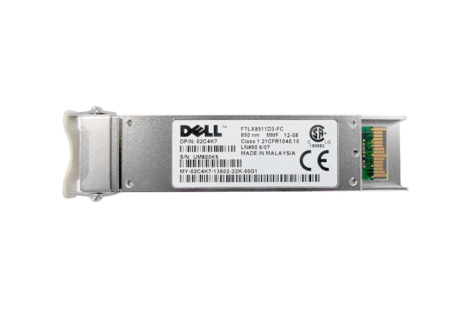 Optical transceiver Dell Finisar XFP 10Gb/s LC-LC Eth 850nm MM 300m 2C4K7