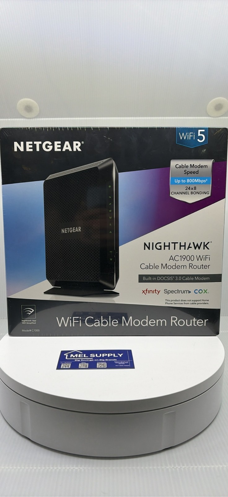 NETGEAR Nighthawk C7000v2 AC1900 WiFi Cable Modem Router DOCSIS 3.0 Sealed