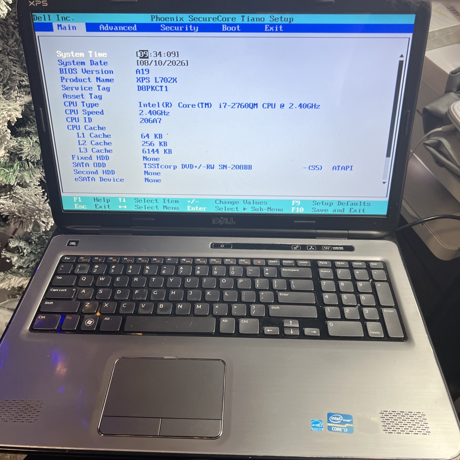 Dell XPS 17 L702X 17.3in. NO CHARGE CHORD Read Description