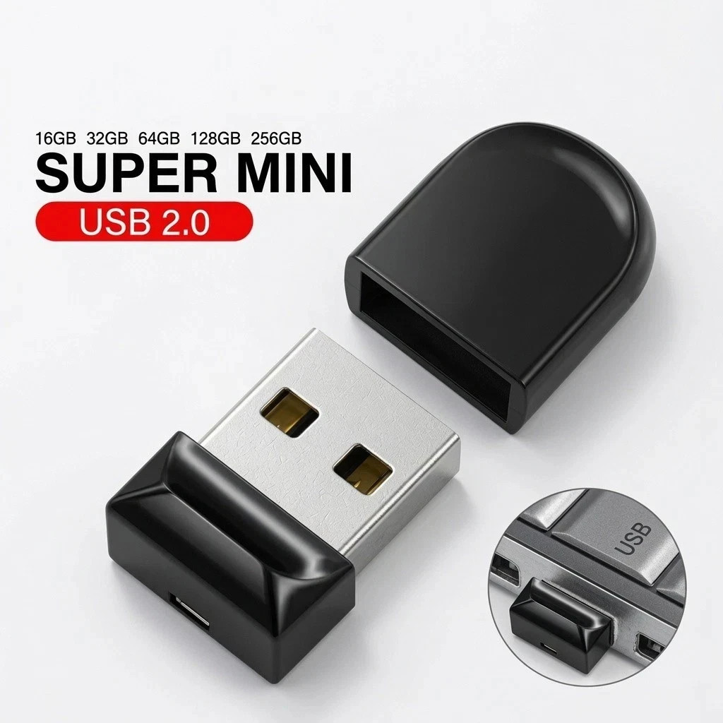 Mini USB Flash Drive 4/8/16/32/64/128 GB Ultra Fit Memory Stick