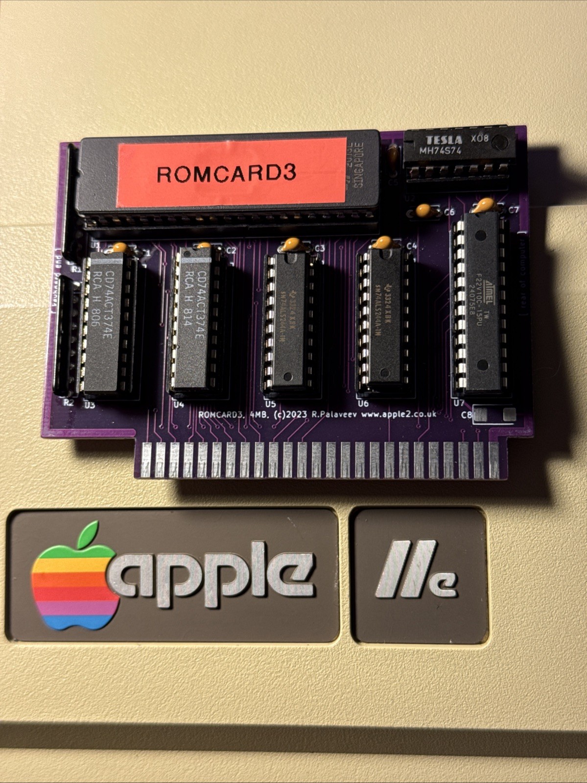 Apple II ProDOS ROMCard3 ROM Boot Menu + Games Collection | IIe II+ IIGS | NEW