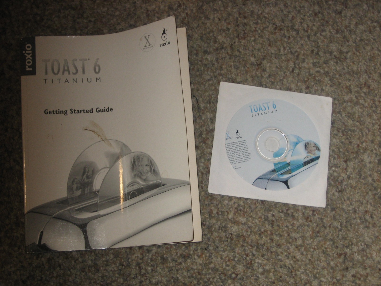 2003 Toast 6 Titanium CD DVD Burning Software Macintosh Mac OS X Installation CD