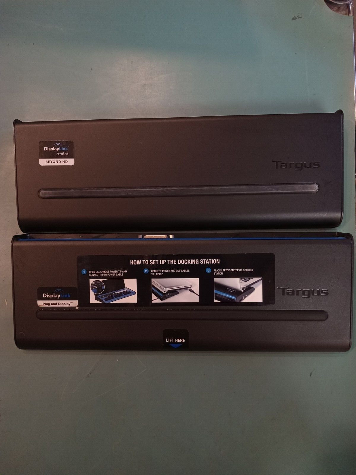 LOT OF 2 Targus ACP71USZ Universal USB 3.0 Dual Video Docking Station