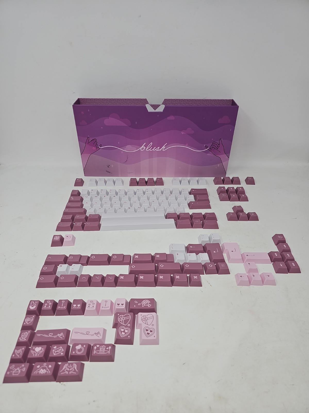 PBTfans Blush Keycaps