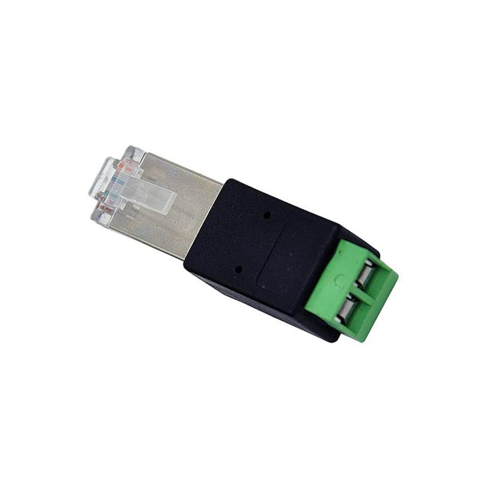 5 PCS RJ45 To RS485 Converter Terminal Adapter Crystal Head Connector Block