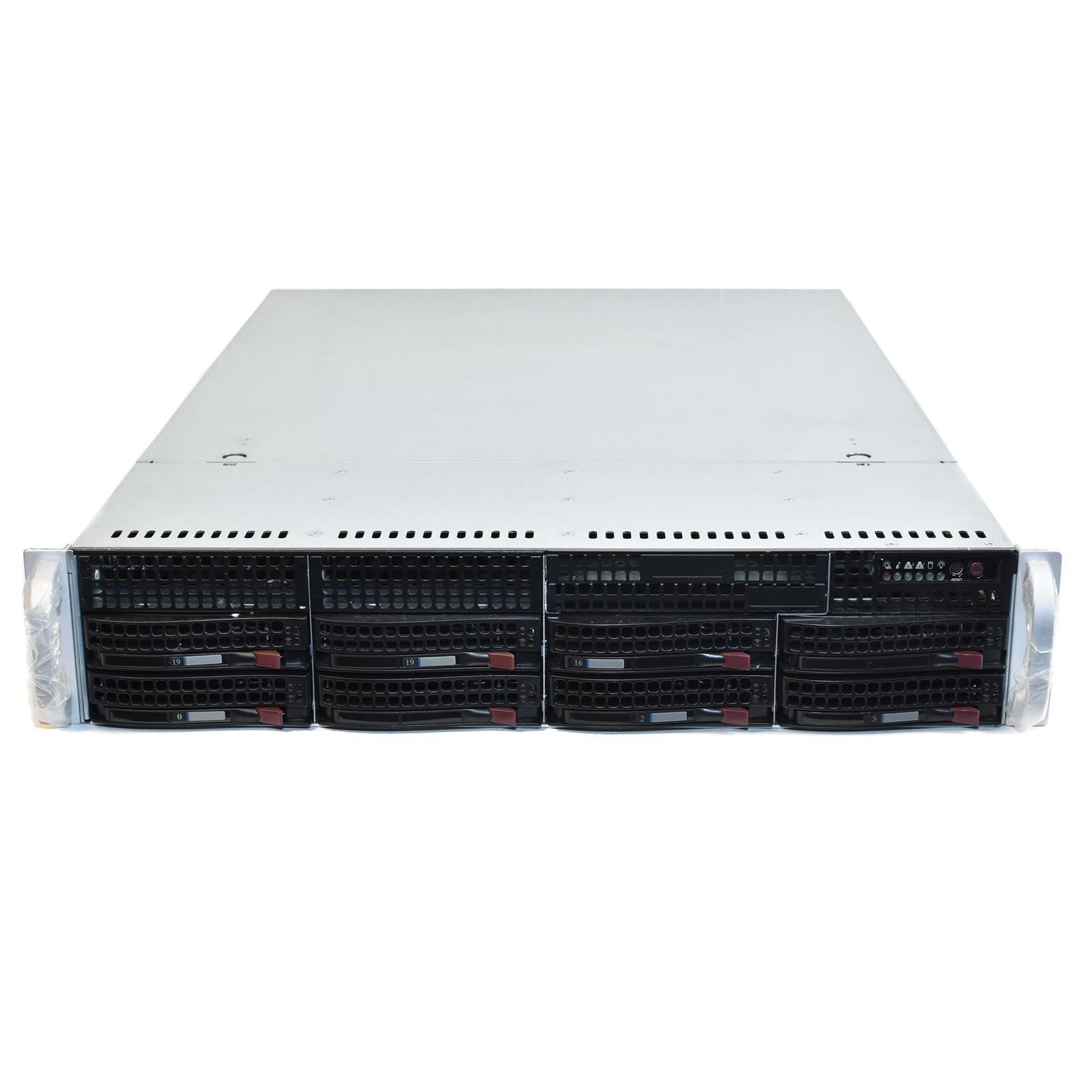 Supermicro CSE-825TQ-R740LPB 2U 8-Bay 3.5" Rackmount Server Chassis 2x 740W PSU