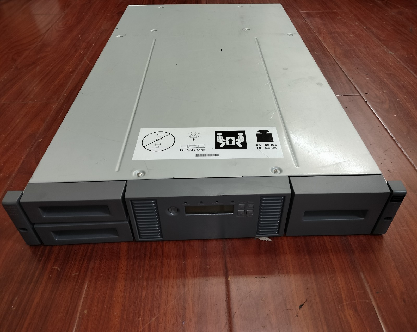 HP MSL2024 LTO-6 Tape Library LVLDC-0501 2U 24 Slot Fibre Channel BL531A Backup