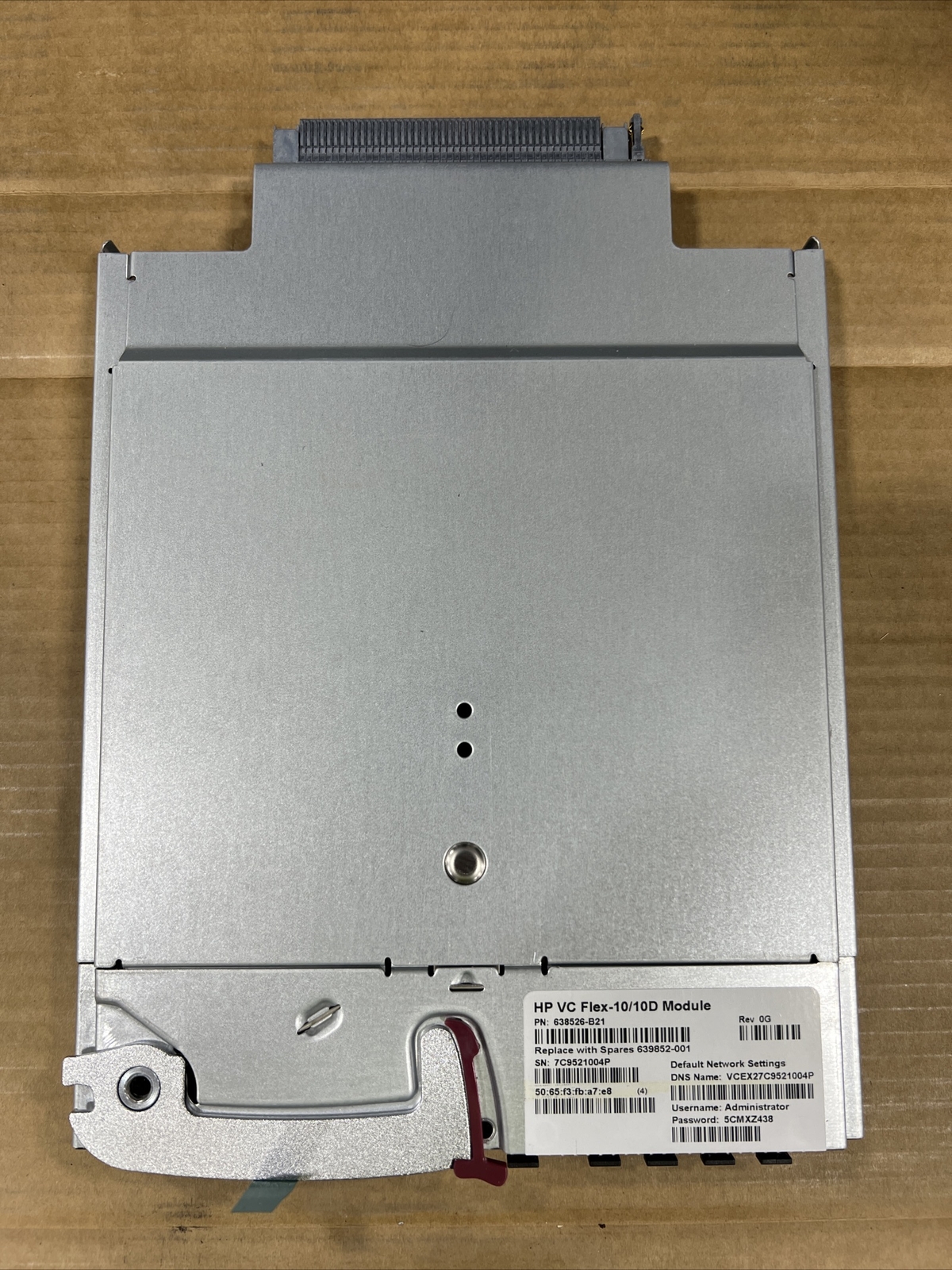 HP 639852-001 BLC VC FLEX-10/10D MODULE OPT - 638526-B21