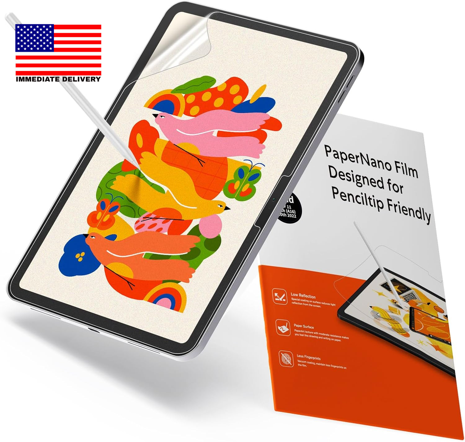 2 Pack Paperfeel Screen Protector for Ipad A16 11Th/10Th & Ipad Air 11 ⭐️⭐️⭐️⭐️⭐