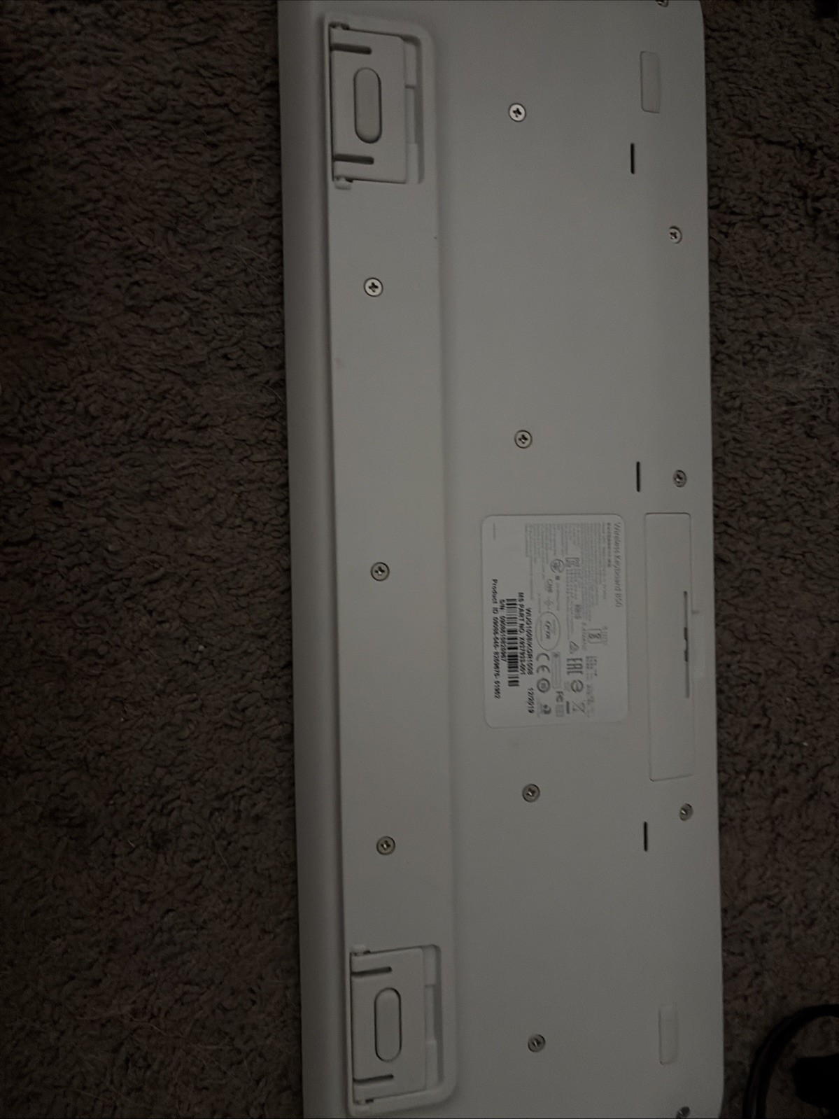 Lot Of 2 Microsoft Keyboard Model 1455Wireless 850 Desktop - Keyboard Only