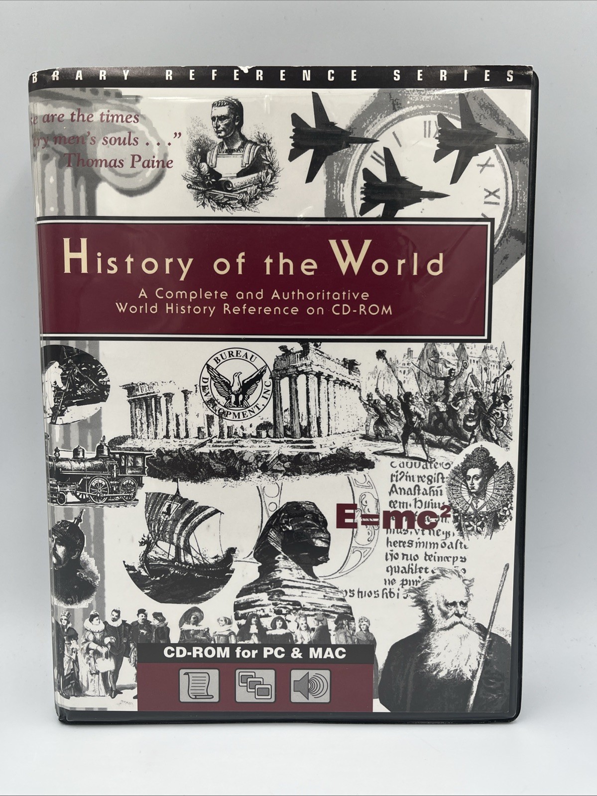 History of the World• Library Reference Series • CD ROM for PC & MAC • Very Good