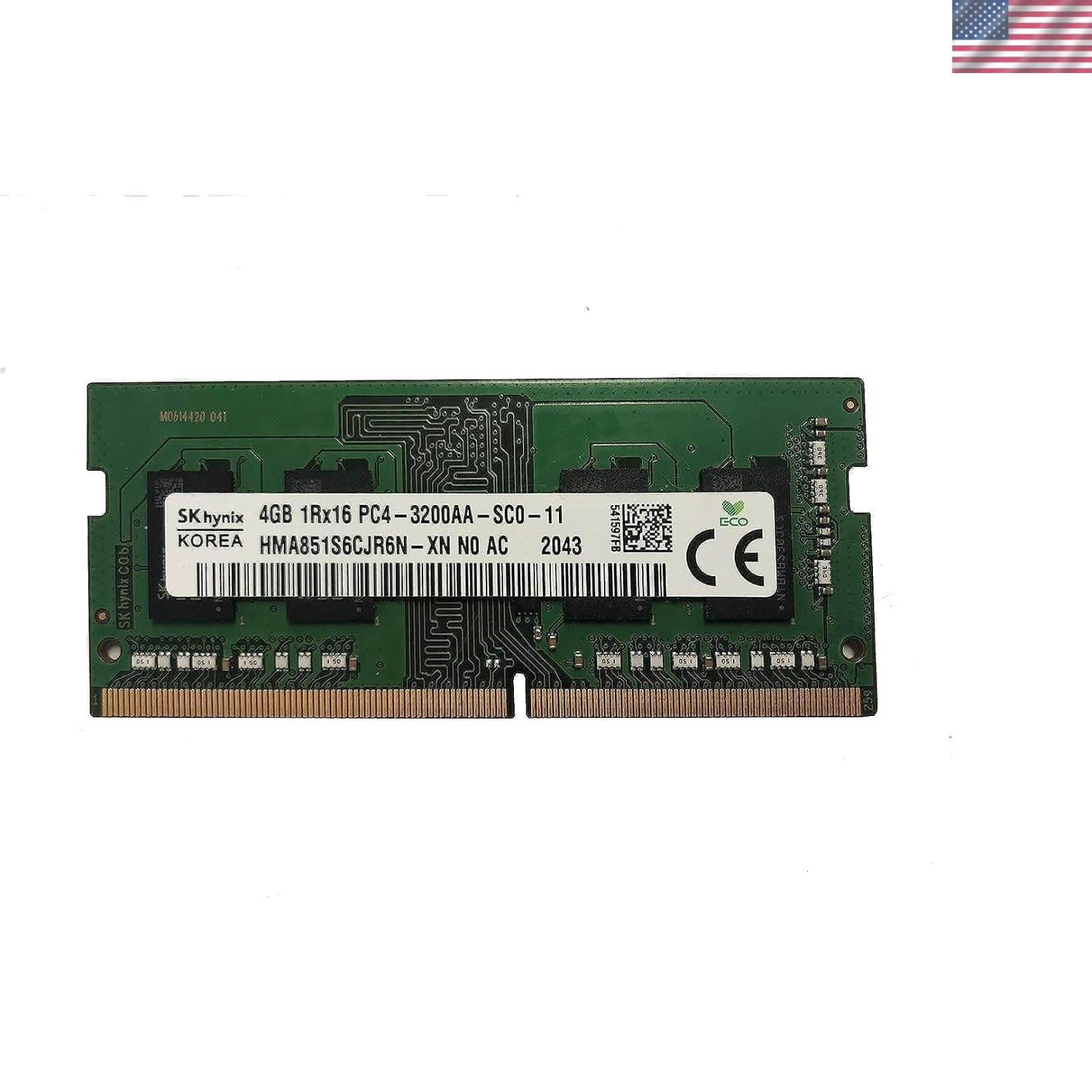 High Performance 4GB PC4-25600 3200MHz DDR4 SODIMM Laptop Memory Module