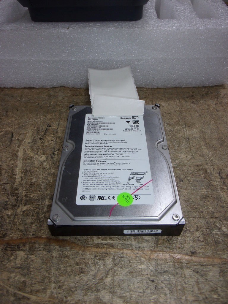 Seagate ST3400832AS 9Y7385-301 3.5" SATA Hard Drive 400GB