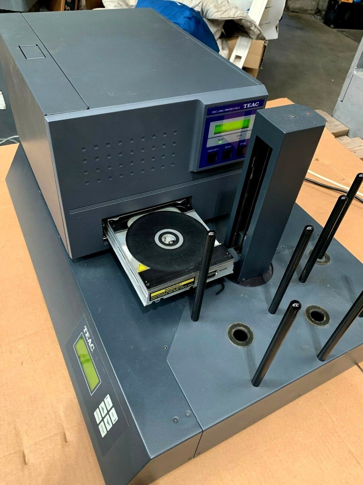 TEAC AutoPrinter AL-220S Robot auto-loader system + Printer CD DVD Blu-ray P-55