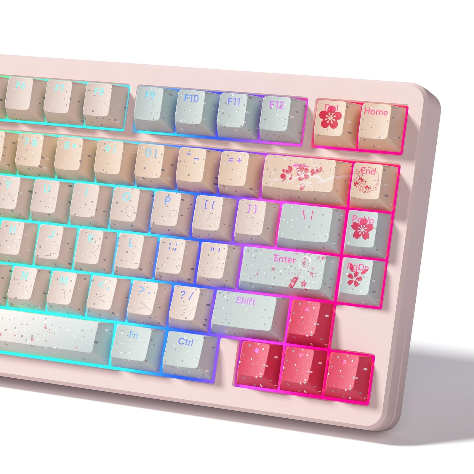 Japanese Cute Keycaps PBT Keyboard Custom Mechanical Switches Key Caps Set