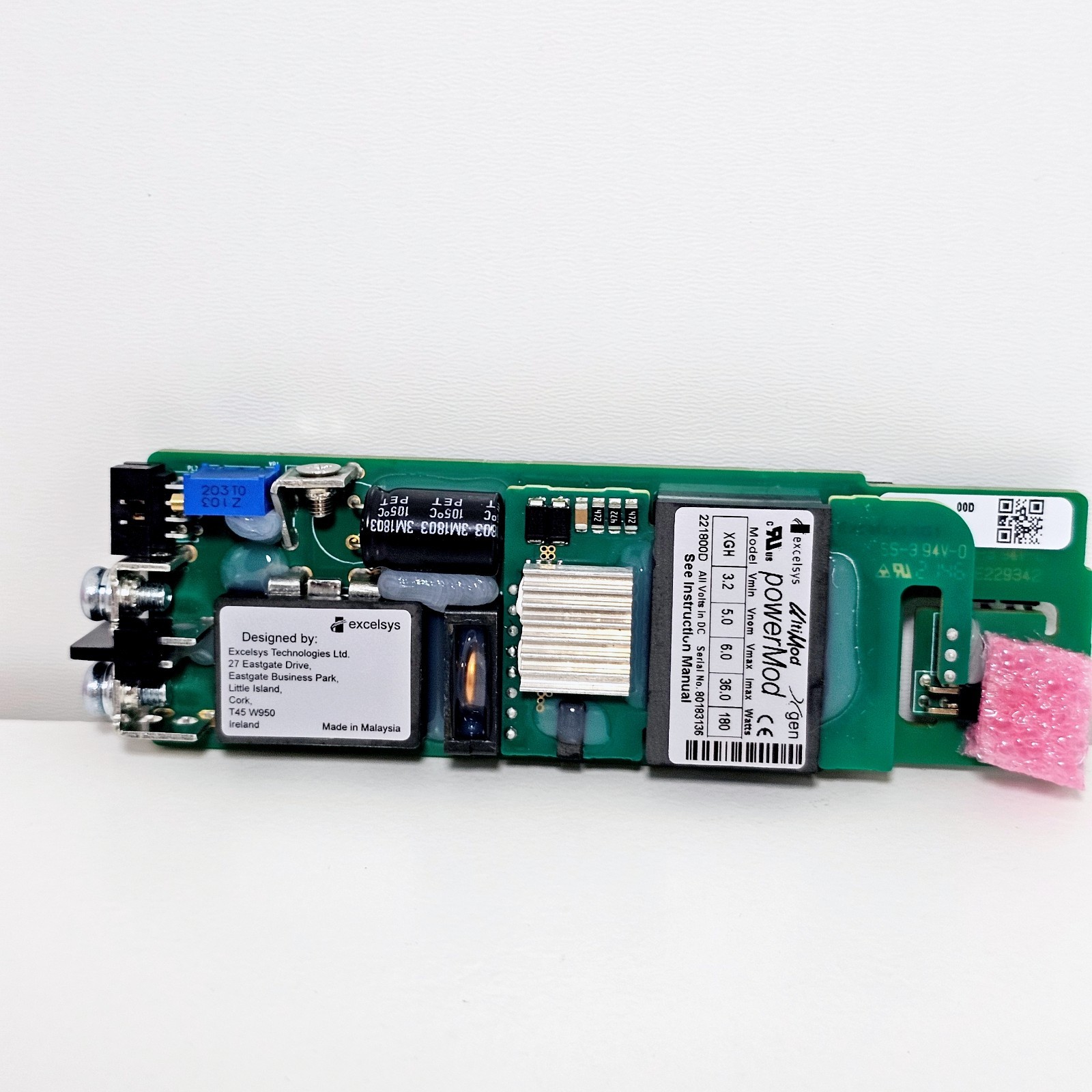 Excelsys XgH powerMod Xgen Power Supply Module 3.2-6.0V 36A 180W