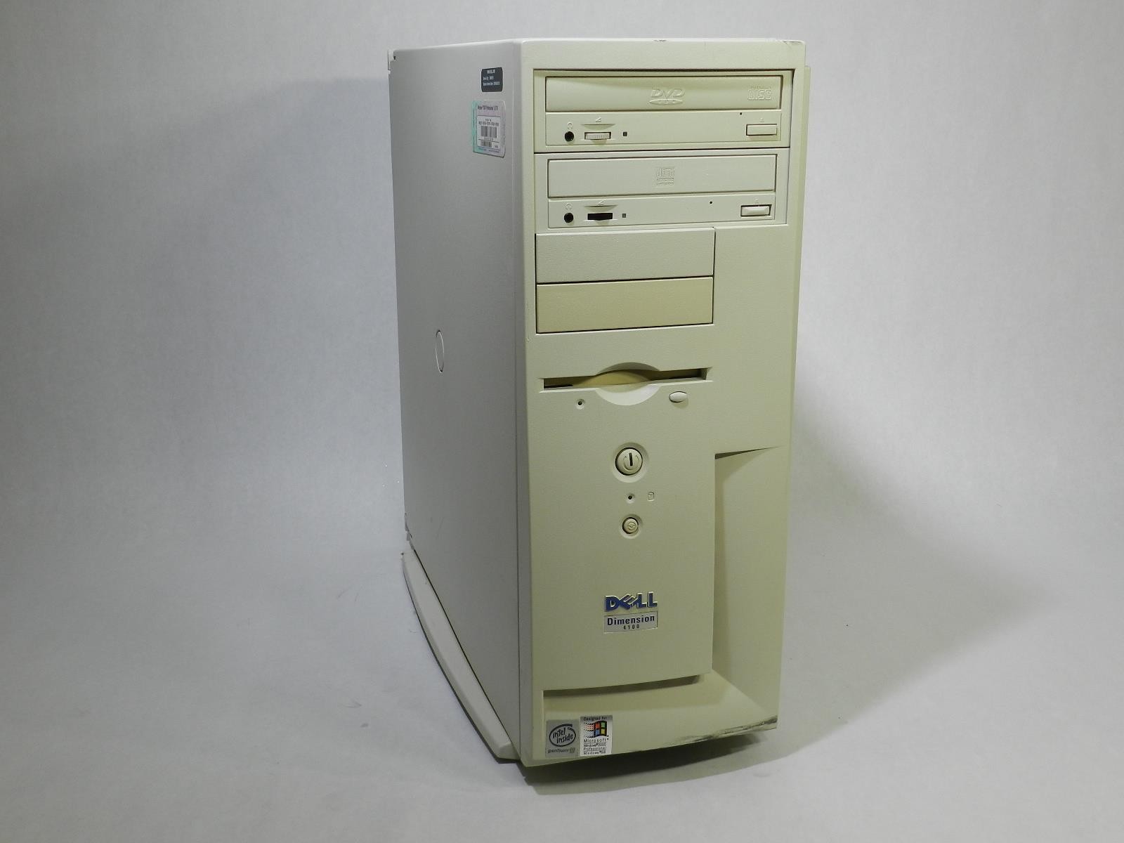 Vintage Dell Dimension 4100 MT | Pentium III | 128MB RAM | NO HDD | Boots 2 BIOS