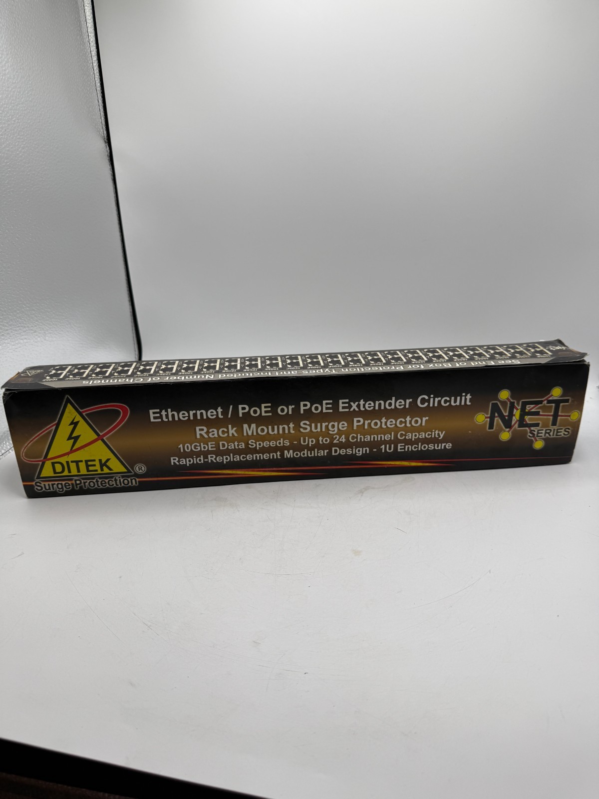 DITEK DTK-RM24NETS 24-Port PoE Surge Protector 1 RU NEW
