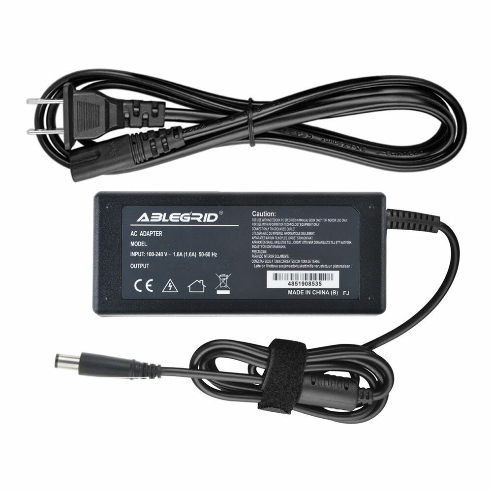 AC-DC Adapter Battery Charger for HP 484170-001 Laptop Power Supply Mains Cord