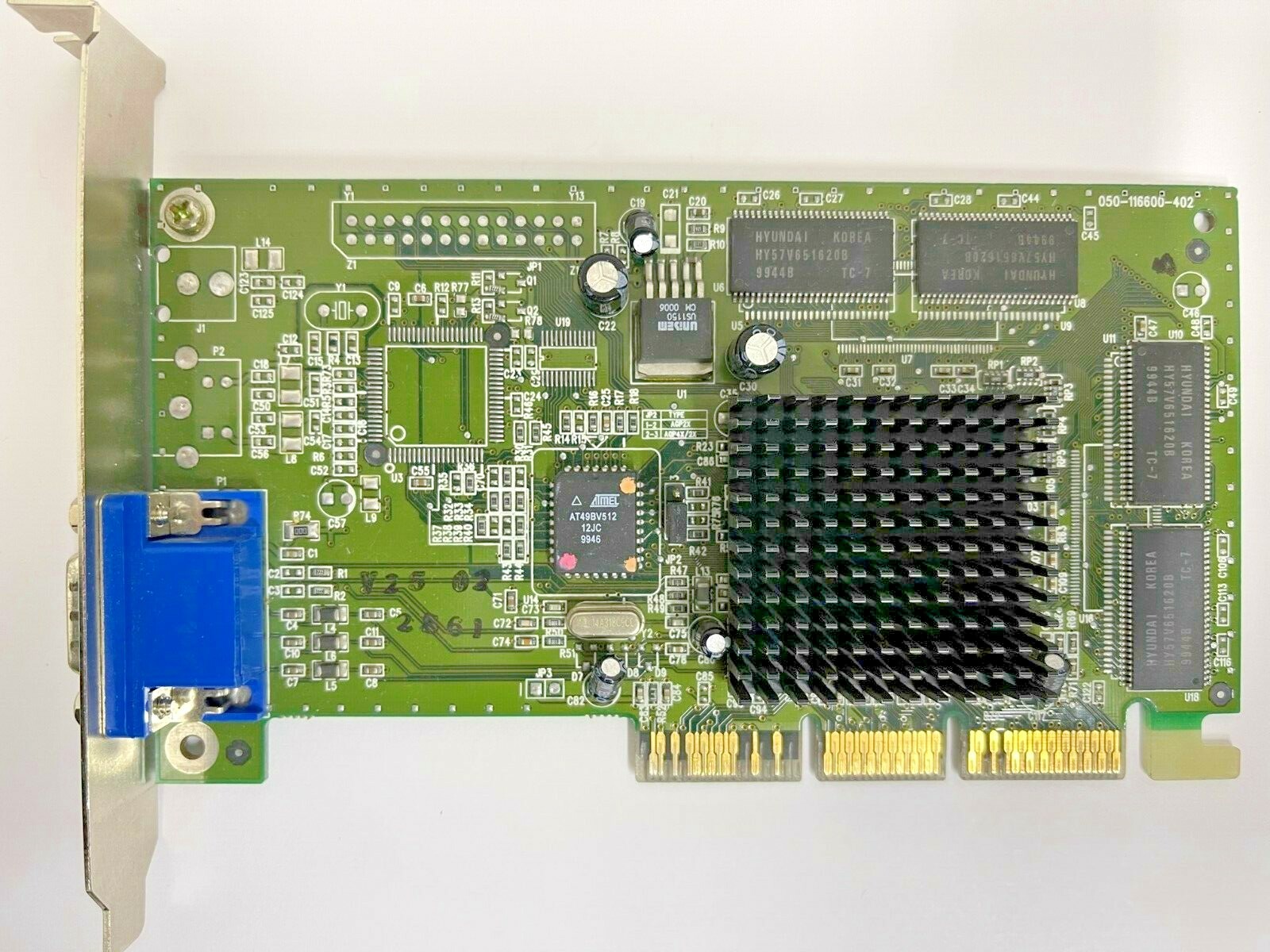 RARE VINTAGE AZTECH M64-32 NVIDIA RIVA TNT2 32 MEG AGP VGA CARD MXB23
