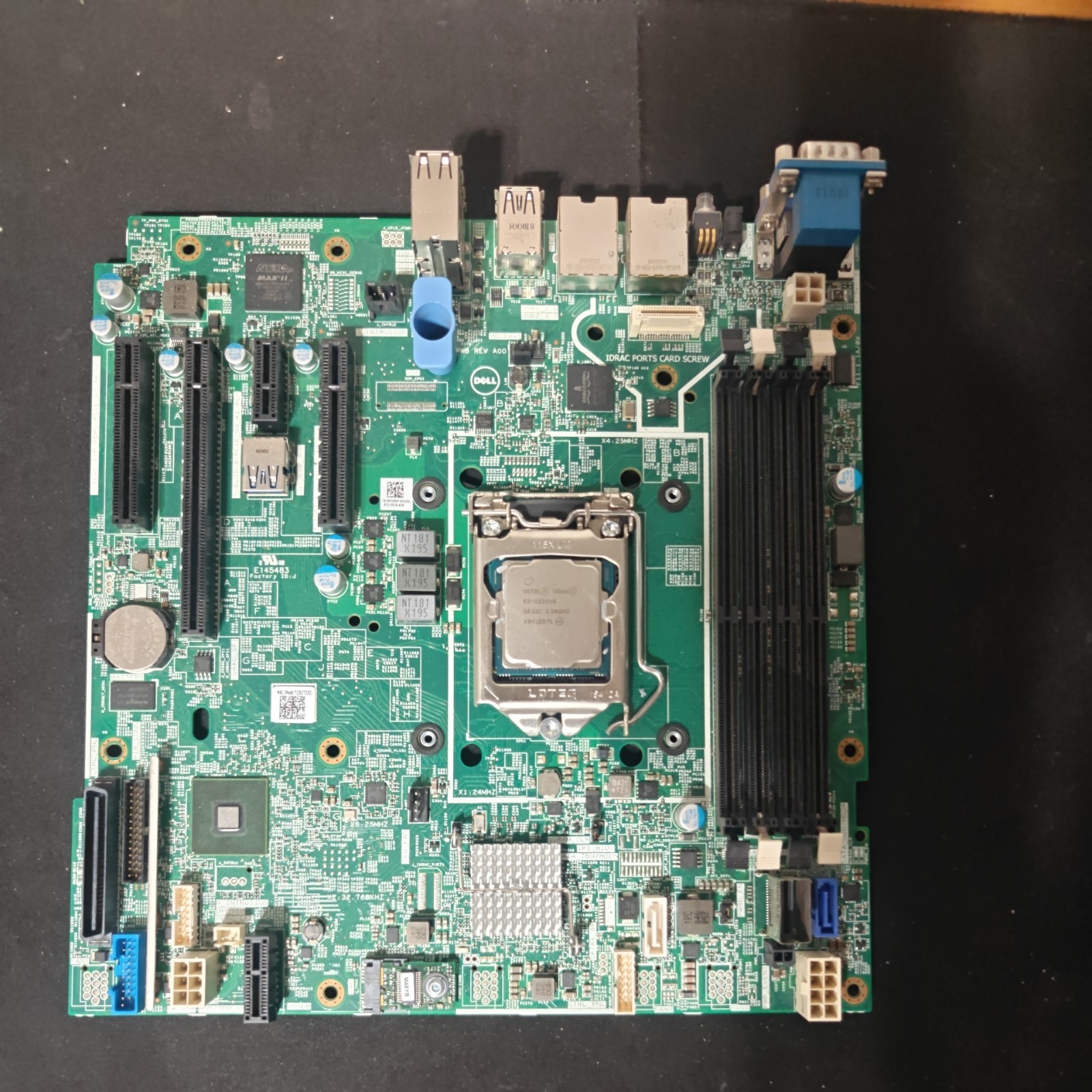Dell PowerEdge T130 T330 Server Motherboard W/ Xeon E3-1225V6 P/N: 06FW8M