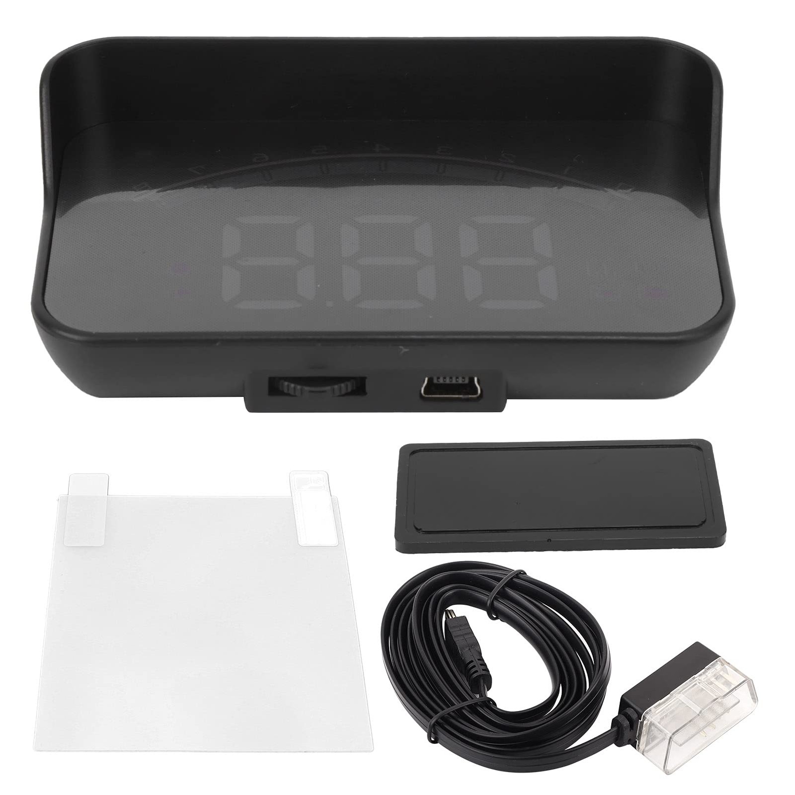Car Head Up Projector High Definition OBD HUD Windshield Projector Overspeed ...