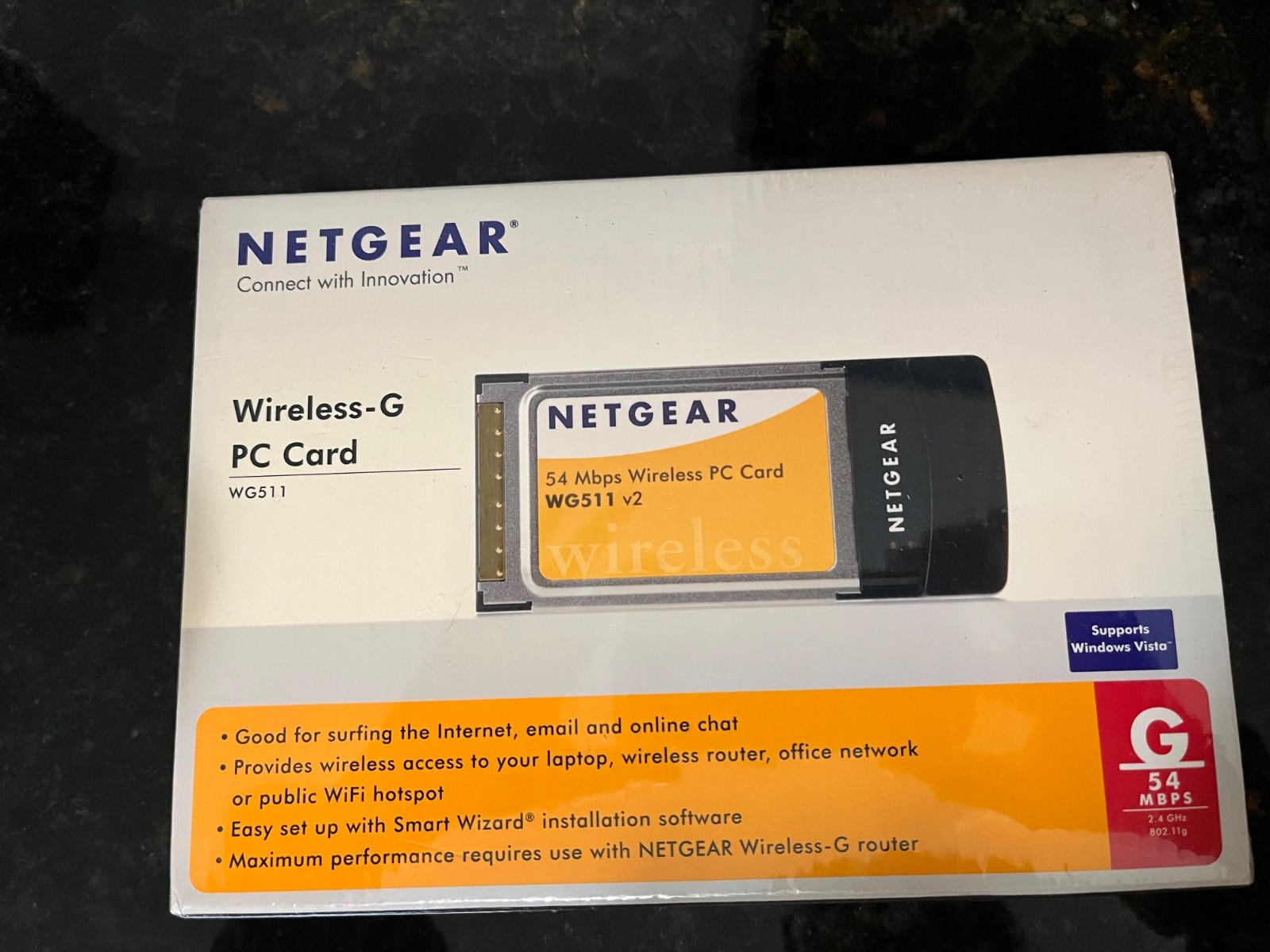 Netgear 54 Mbps Wireless PC Card WG511 v2