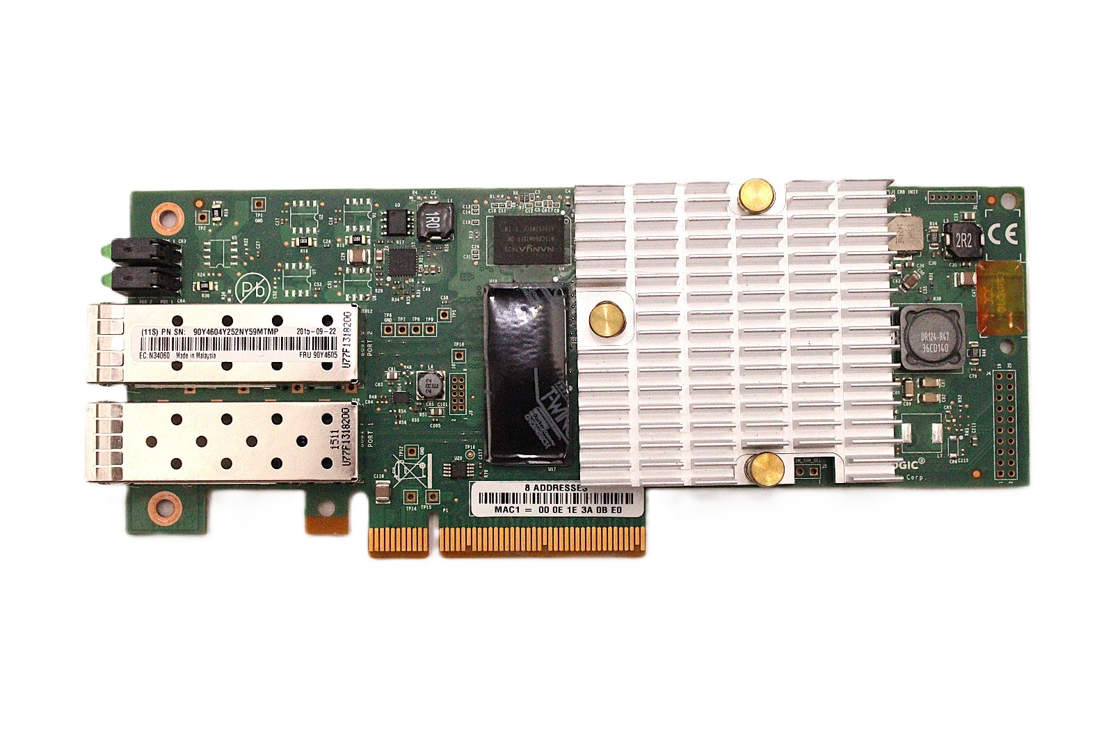 IBM QLE3262-CU-IBM Dual Port 10GB Network Adapter 90Y4605 Half Height NO BRACKET