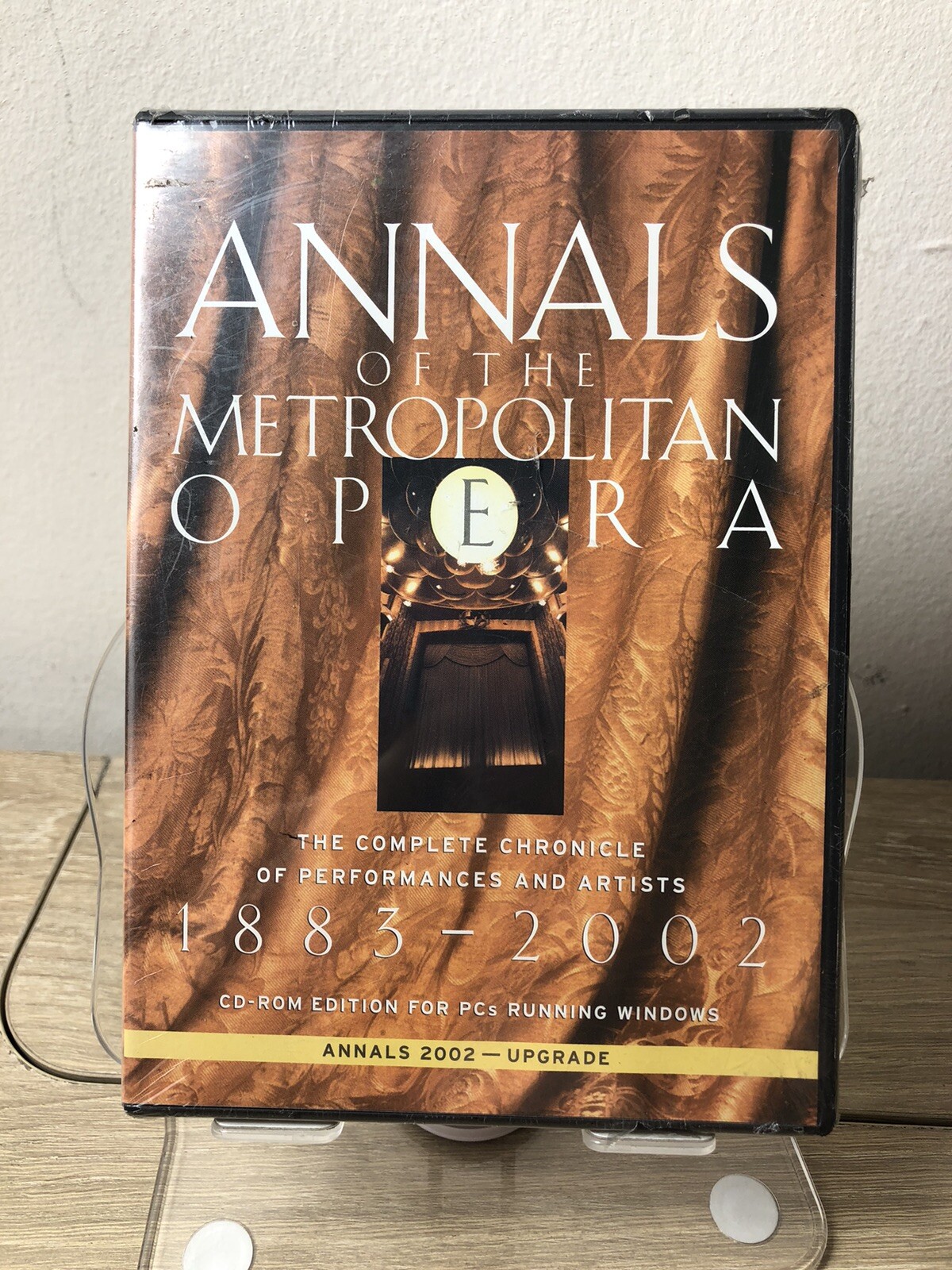 Annals Of The Metropolitan Opera Complete Chronicle CD-rom PC 1883-2002 Upgrade 