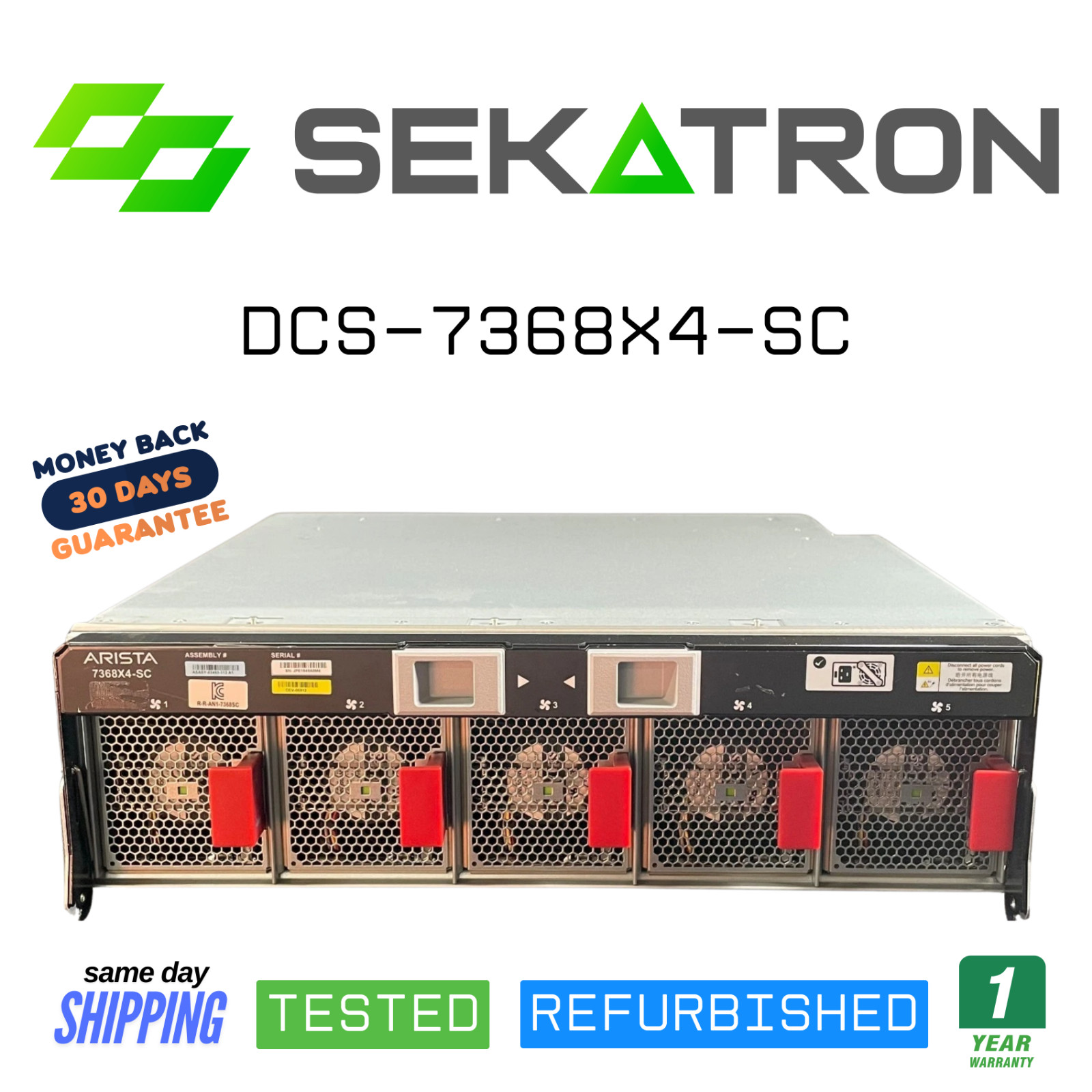 🔧 Arista DCS-7368X4-SC 12.8Tbps Switch Fabric Module ⚡FastShip